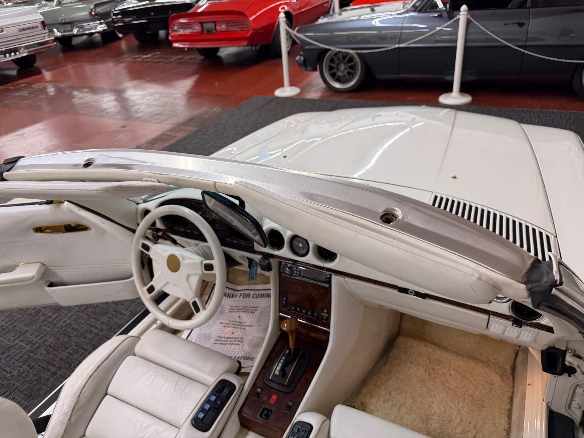 Used 1985 MERCEDES 500SL CUSTOM FACTORY ORDERED TRIPLE WHITE-2 OWNER-ORIGINAL MILES-SEE VIDEO | Mundelein, IL