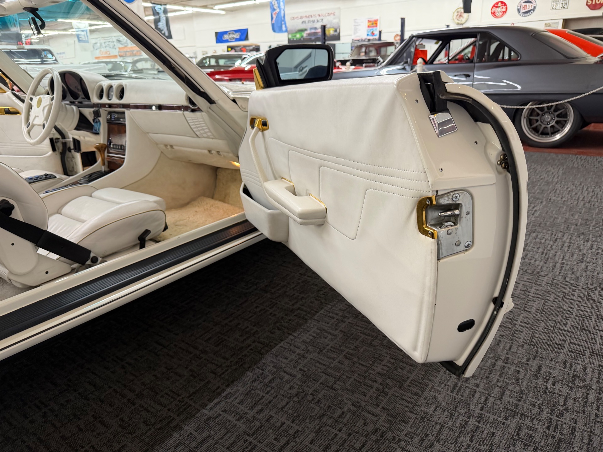 Used 1985 MERCEDES 500SL CUSTOM FACTORY ORDERED TRIPLE WHITE-2 OWNER-ORIGINAL MILES-SEE VIDEO | Mundelein, IL
