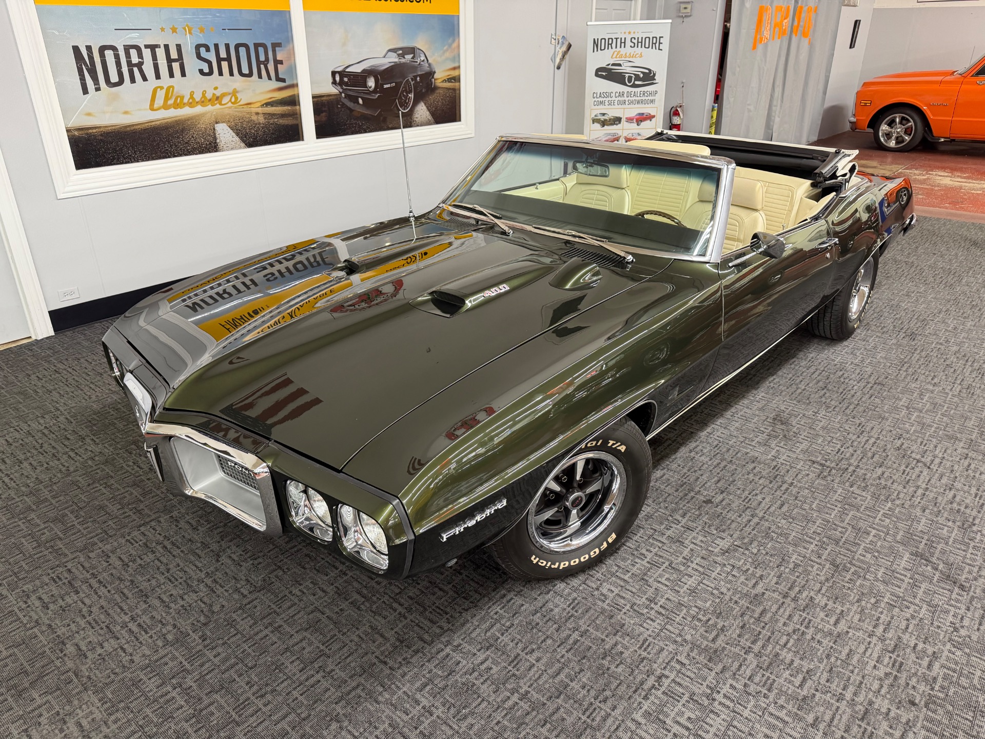 Green 1969 Pontiac Firebird Coupe 4-Speed Manual