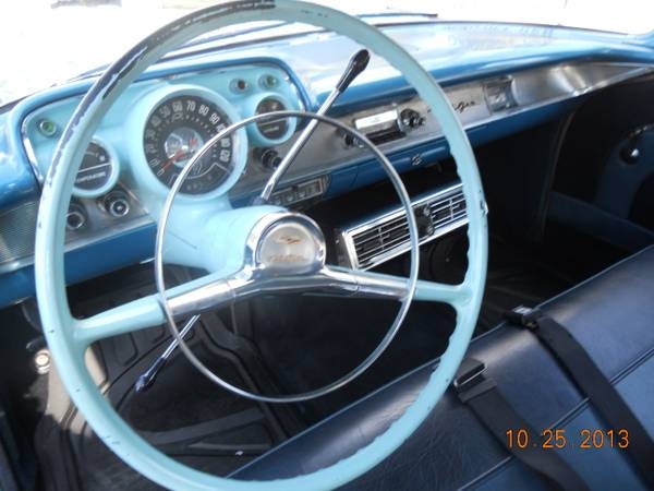 Used 1957 Chevrolet Bel Air Harbor Blue-Nice Driver WITH AC FROM KENTUCKY | Mundelein, IL