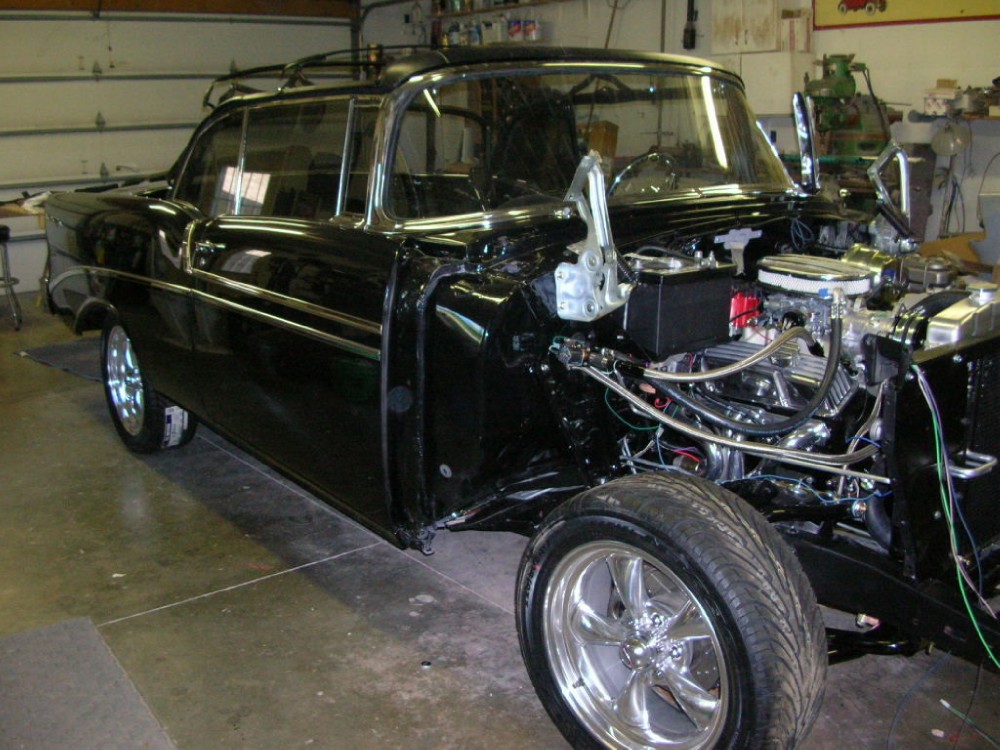 Used 1956 Chevrolet Bel Air Convertible FRAME OFF PRO RESTORED BLACK ON BLACK | Mundelein, IL