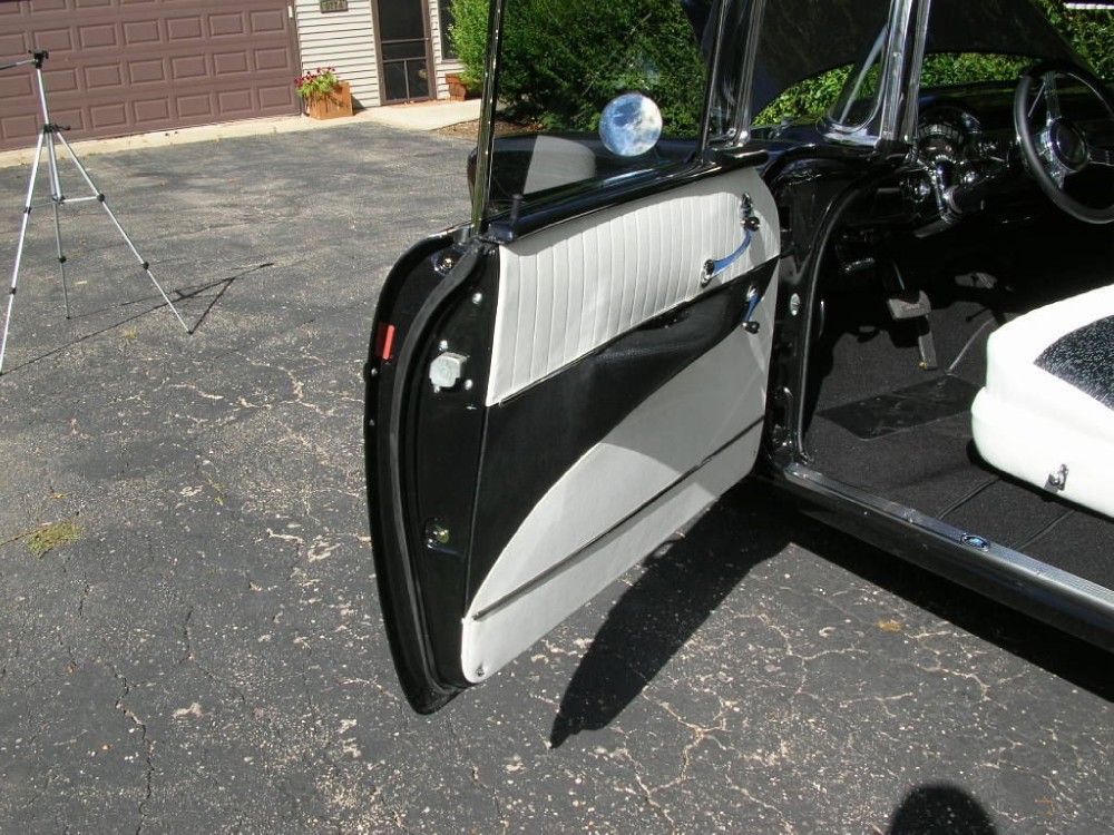 Used 1956 Chevrolet Bel Air Convertible FRAME OFF PRO RESTORED BLACK ON BLACK | Mundelein, IL