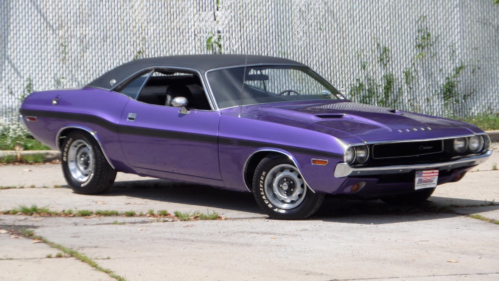 Used 1970 Dodge Challenger SE-SPECIAL EDITION-49,804 ORIGINAL MILES-PLUM  CRAZY PURPLE W/440-SEE VIDEO For Sale (Sold) | North Shore Classics Stock  #70440TD