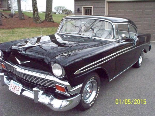 Used 1956 Chevrolet Bel air BLACK HARD TOP For Sale (Sold
