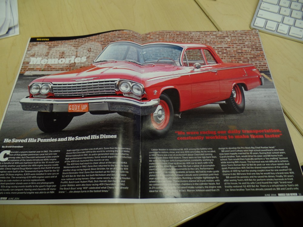 1/25 [AMT-ERTL] 1962 Chevrolet Bel Air 409 Race Car - Model Cars - Model  Cars Magazine Forum