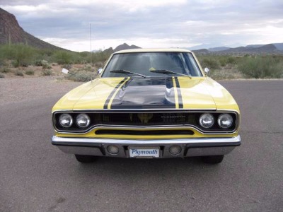 Used 1970 Plymouth Road Runner 440-REAL LEMON TWIST FACTORY COLOR