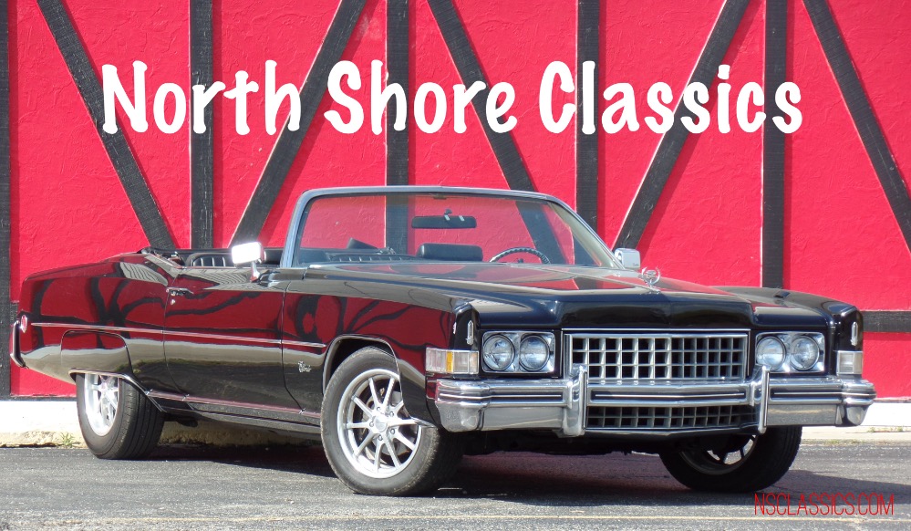 Used 1973 Cadillac El Dorado -TRIPLE BLACK CONVERTIBLE-LOW MILES