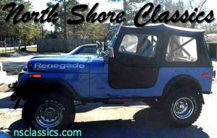 Used 1979 Jeep Wrangler -CJ7- For Sale (Sold) | North Shore Classics Stock  #8979SCSR