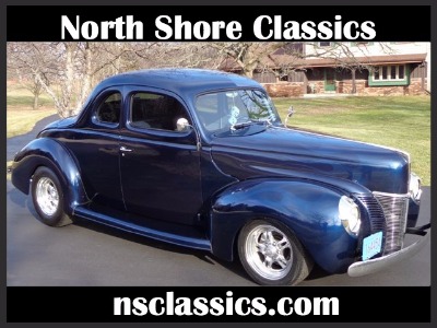 Used 1940 Ford Deluxe - MIDNIGHT BLUE WITH GHOST FLAMES- For Sale