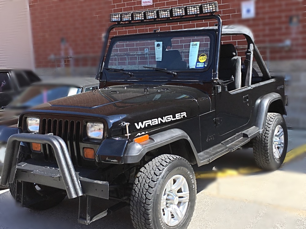 Used 1990 Jeep Wrangler -5 SPEED 4X4-FROM TEXAS-BIKINI TOP-REDUCED