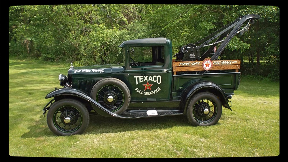 Used 1930 Ford Model A -PICK UP TOW TRUCK- READY FOR SHOW For Sale 