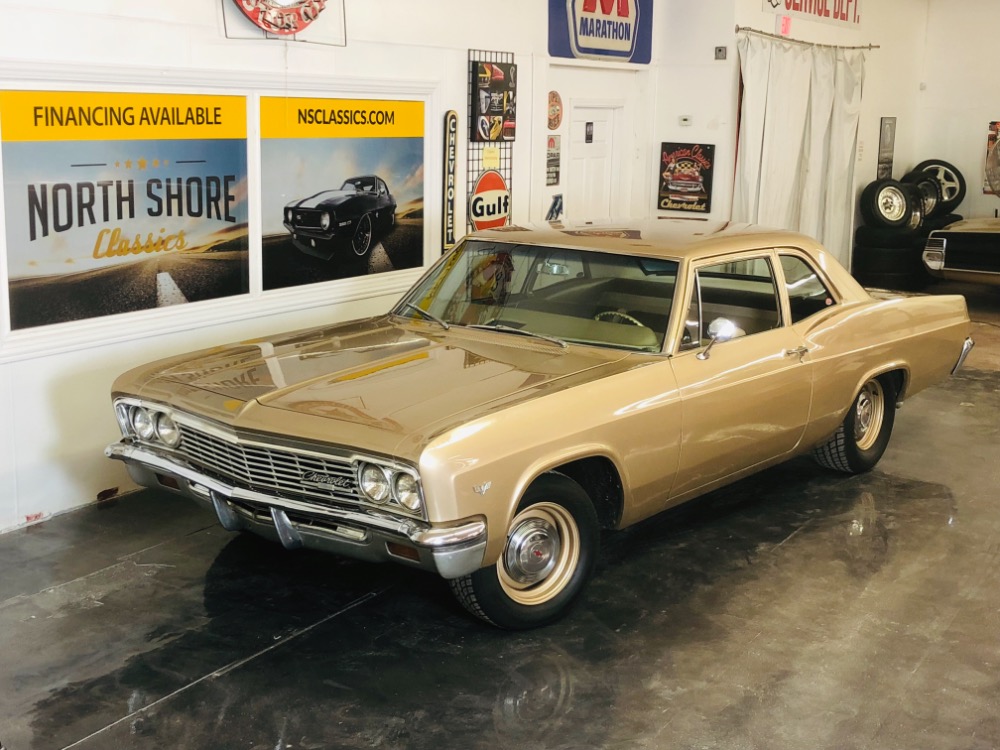 Used 1966 Chevrolet Biscayne -SANDALWOOD GOLD-454/4SPD Used 1966 Chevrolet Biscayne -SANDALWOOD GOLD-454/4SPD