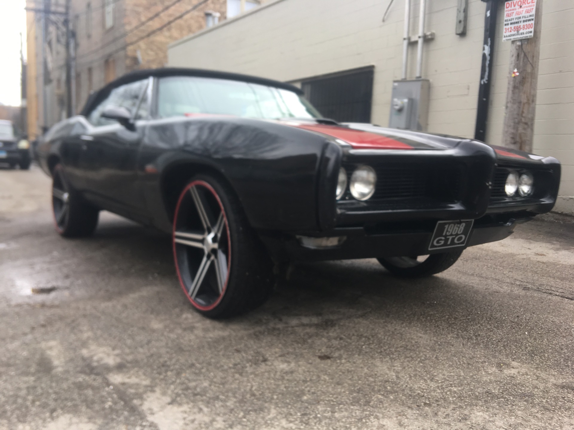 Used 1968 Pontiac GTO -Clone-Driver quality hot rod look-Convertible-24INCH  RIMS For Sale (Sold) | North Shore Classics Stock #3152019JW