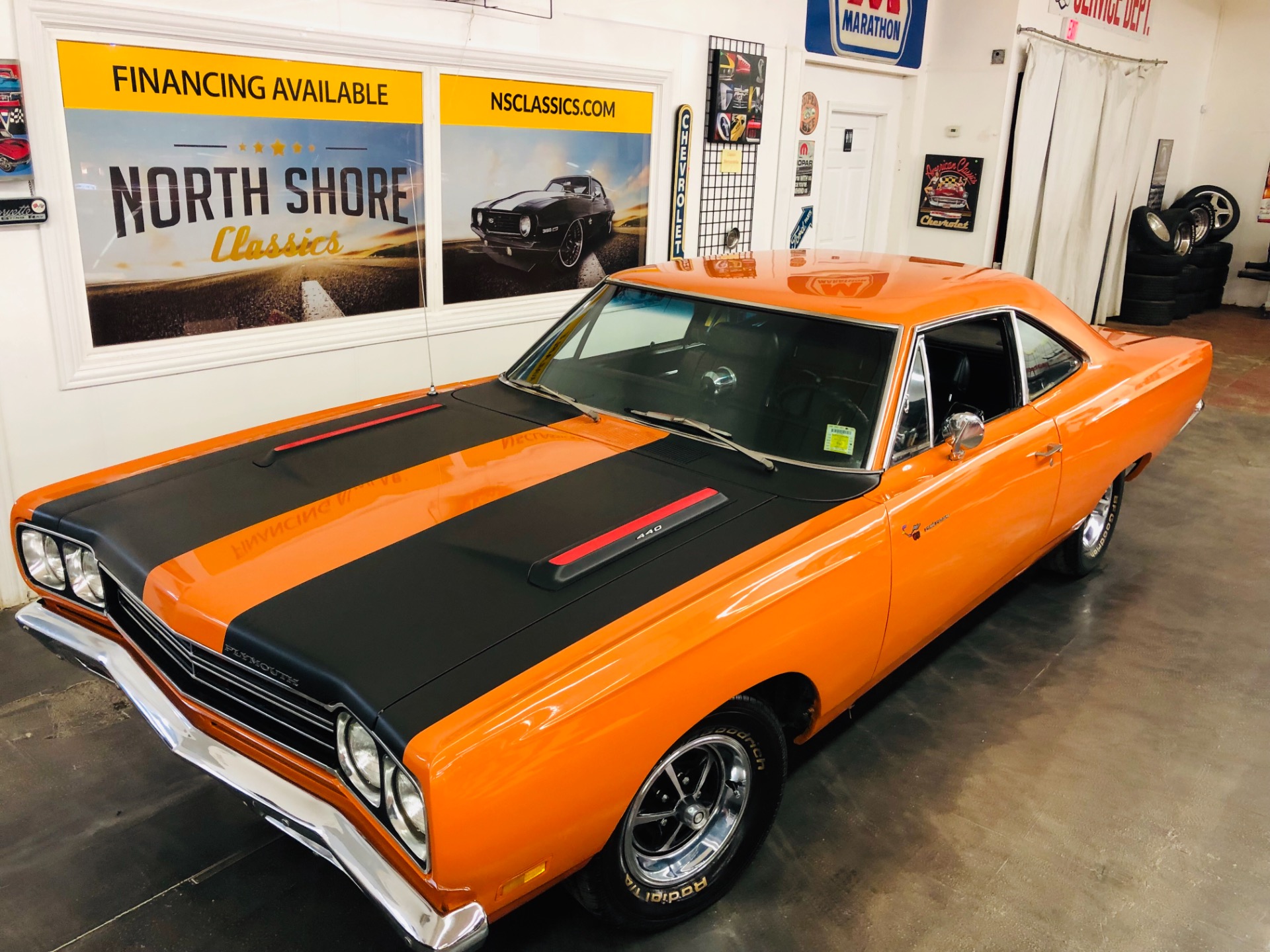 Used 1969 Plymouth Roadrunner RM CODE ORANGE 440 AUTOMATIC MOPARNICE