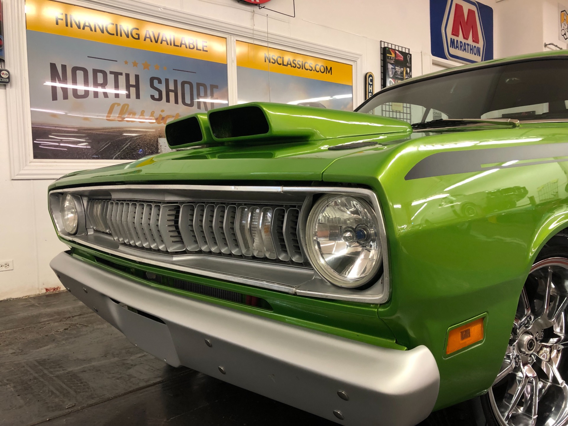 Used 1971 Plymouth Duster -HEMI FUEL INJECTED PRO TOURING MOPAR For Sale (Sold) North Shore Classics Stock #715724NSC pic pic