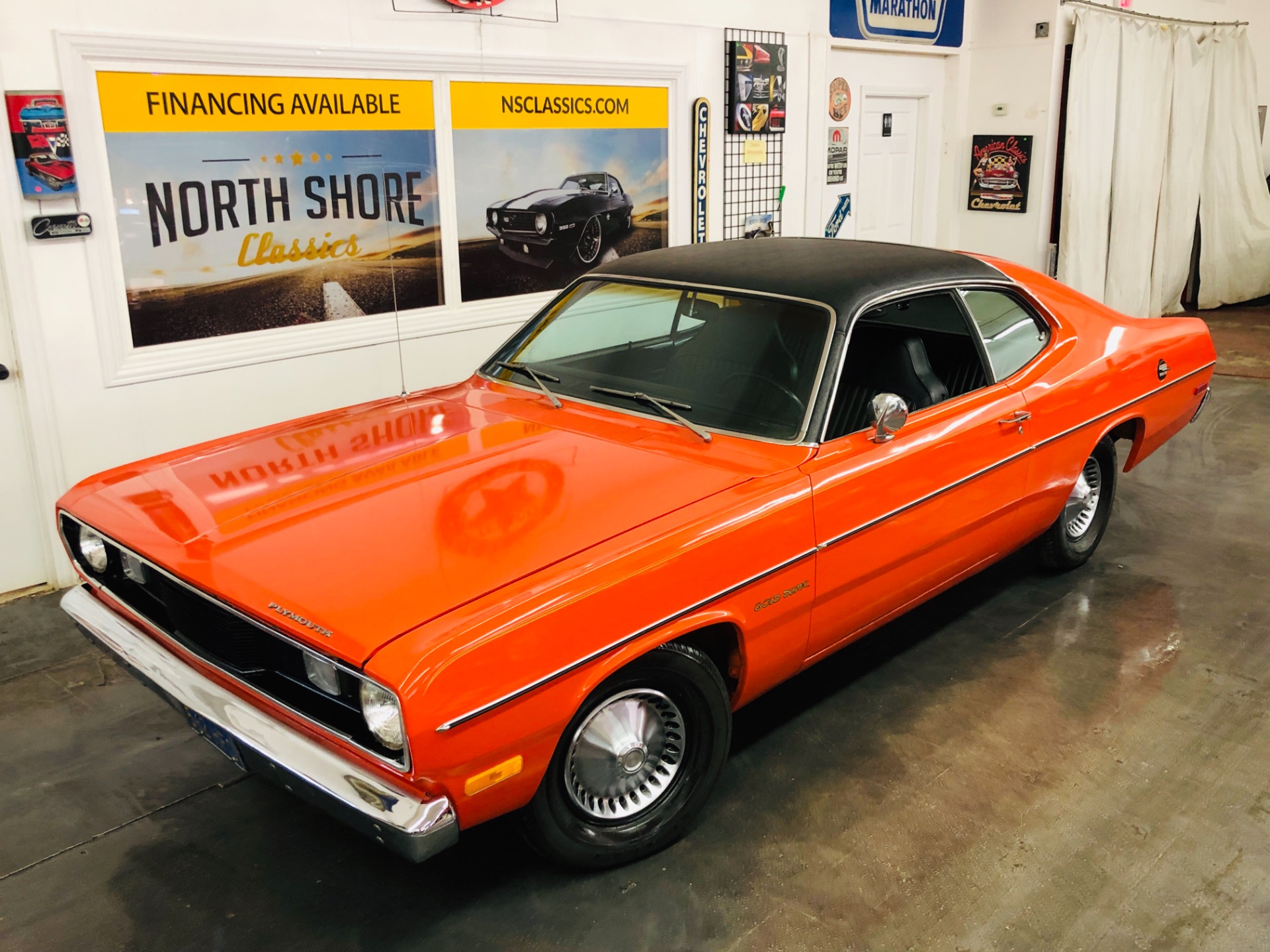 Used 1972 Plymouth Duster LOW COST CLASSIC GOLD DUSTER FACTORY A/C SEE VIDEO For Sale
