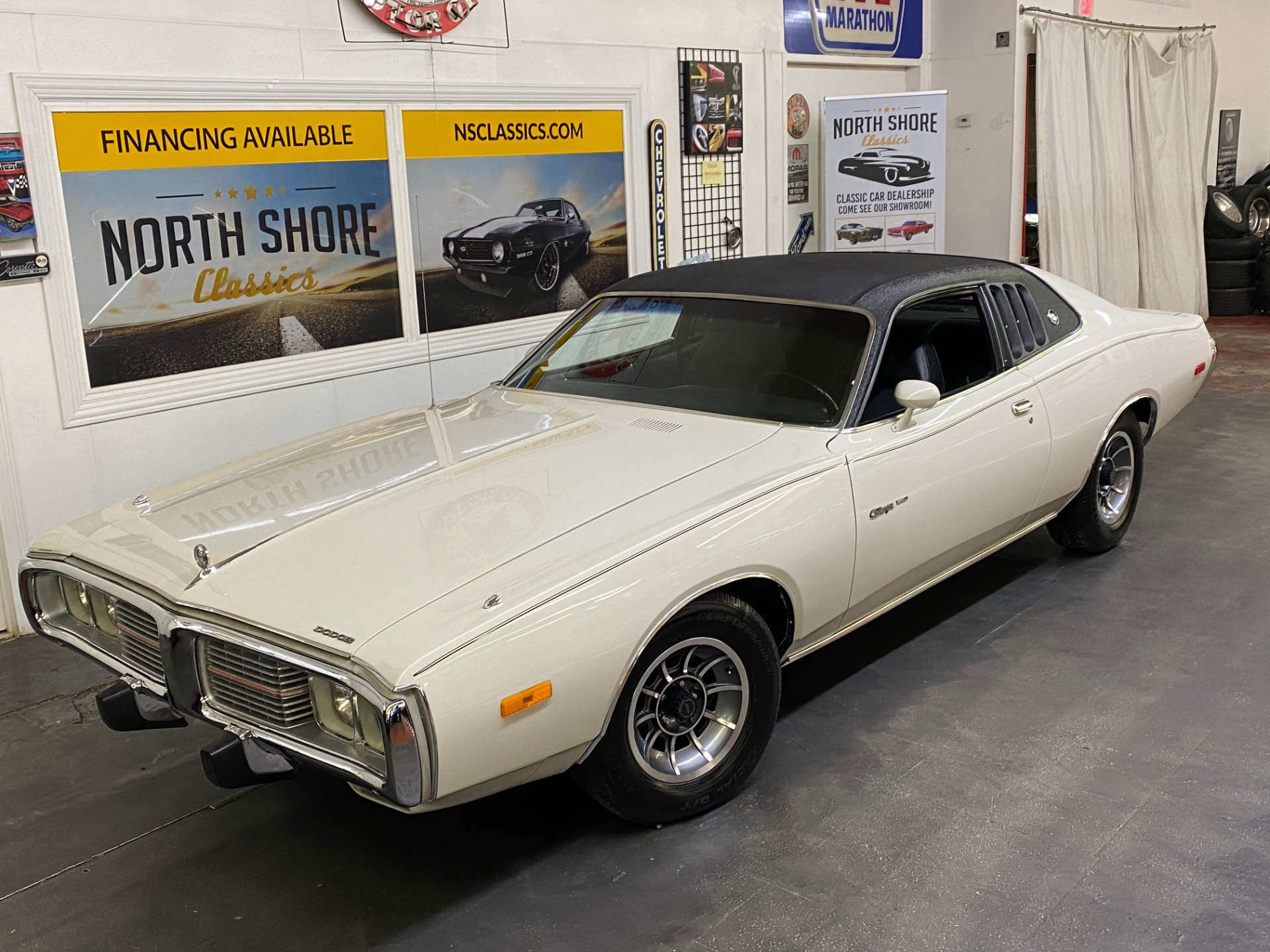 Used 1973 Dodge Charger - SE BROUGHAM - FACTORY A/C - 400 ENGINE - SEE  VIDEO For Sale (Sold) | North Shore Classics Stock #73944NSC