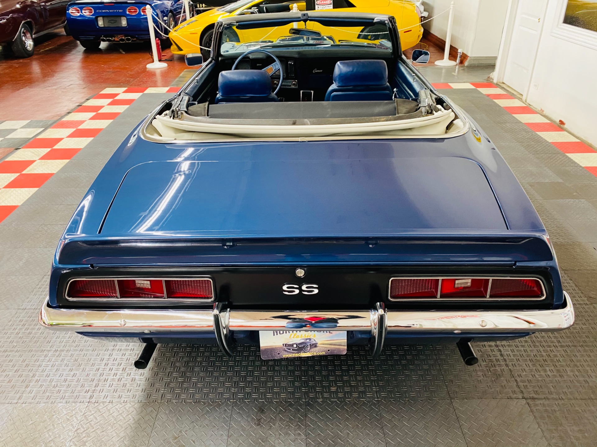 Used 1969 Chevrolet Camaro Super Sport Convertible Tribute Factory Dusk Blue See Video For Sale Sold North Shore Classics Stock nsc
