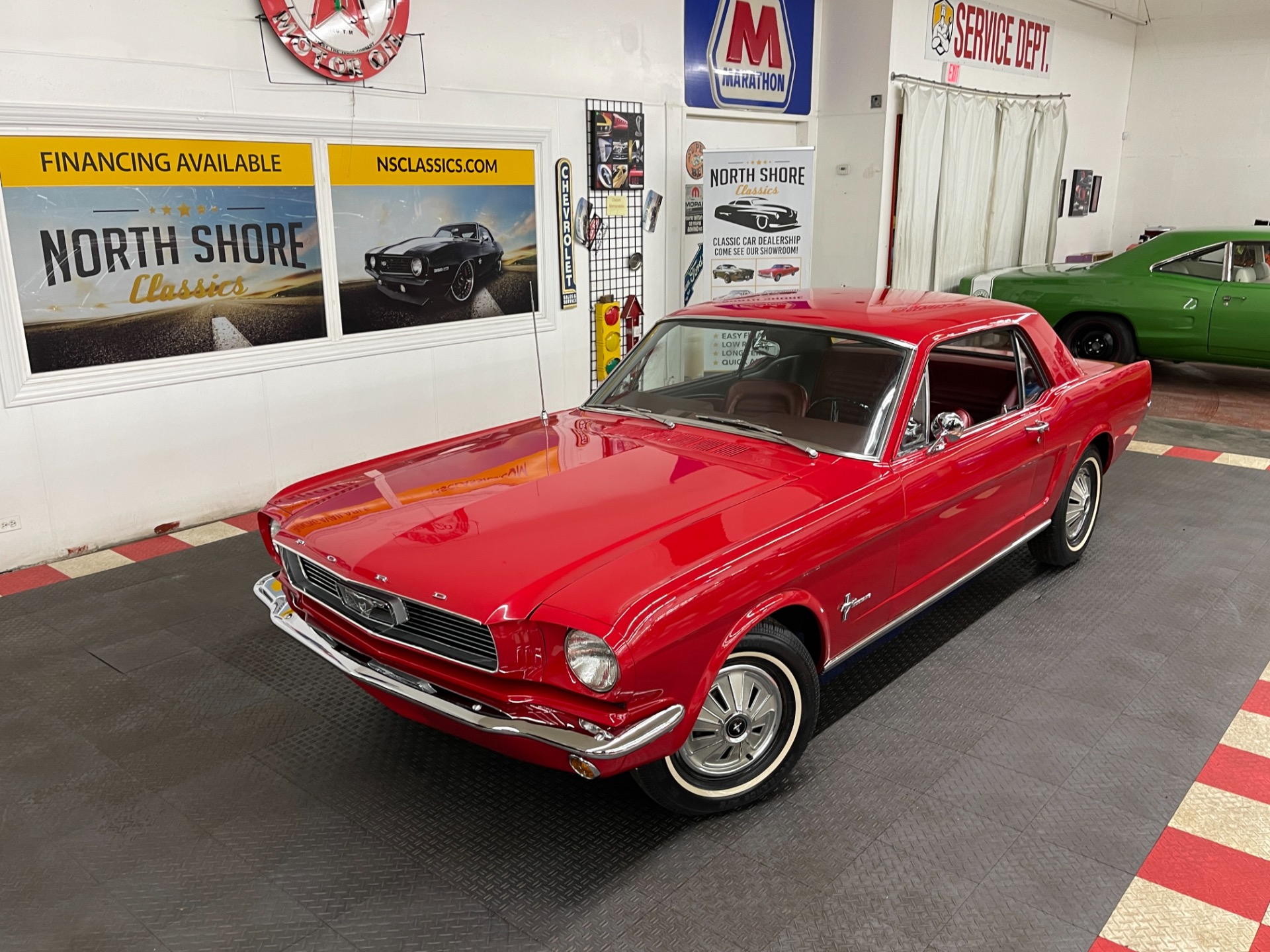 Used 1966 ford mustang 6 cylinder auto trans clean body for