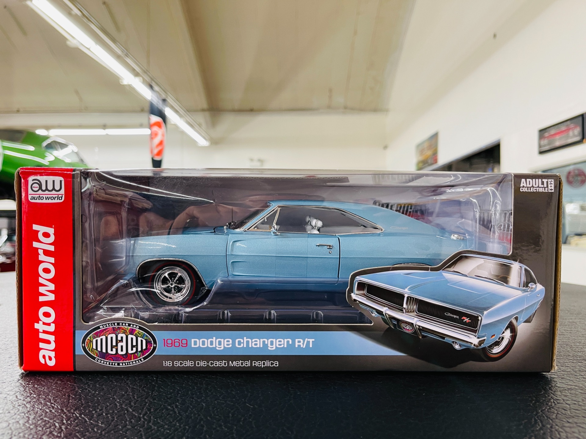 Ertl American Muscle 1969 Dodge Charger R/t 440 Magnum Green for sale online 