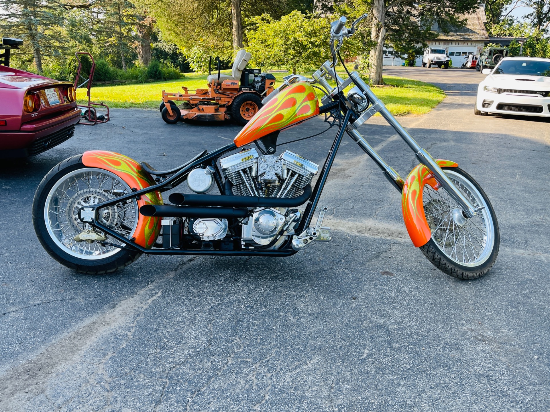 Mini chopper Replica of big chopper From show West Coast Choppers for sale  had in storage for many years Brand new : r/choppers