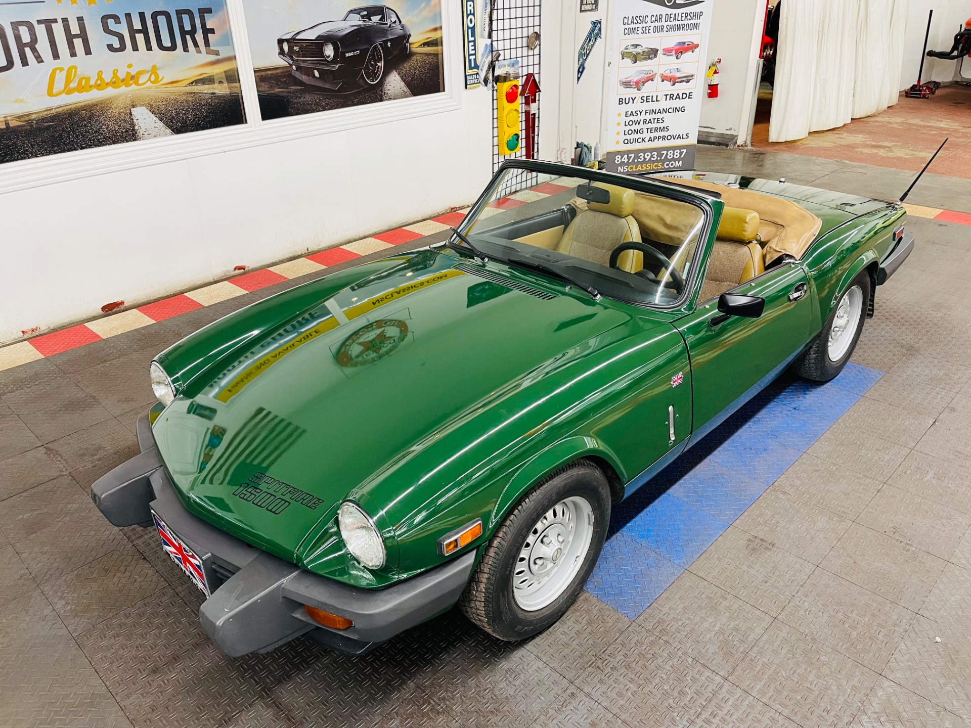 TRIUMPH オリーブグリーン/ブラックジャケット Used 1980 Triumph Spitfire - CONVERTIBLE - GREAT DRIVER - SEE
