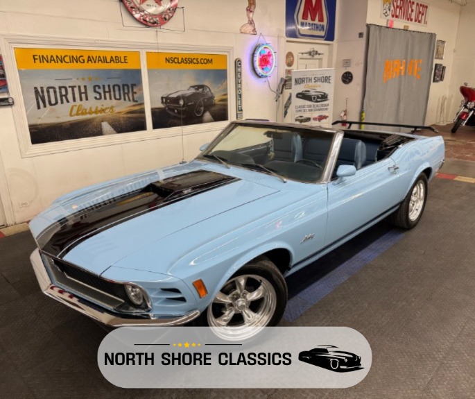 san　ブルーカーペット16p Used 1970 Ford Mustang - CONVERTIBLE - 302 V8 ENGINE - AUTO TRANS