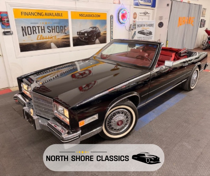 Used 1985 CADILLAC ELDORADO BIARRITZ CONVERTIBLE-SEE VIDEO For