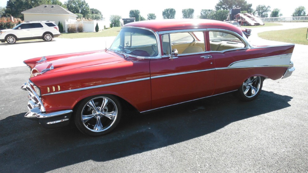 Used 1957 Chevrolet Bel Air Frame Off Restored 1957 Chevy Bel Air PRO  TOURING For Sale (Sold) | North Shore Classics Stock #5846SMEB